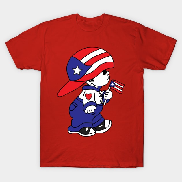 Puerto Rican Kid T-Shirt by verde